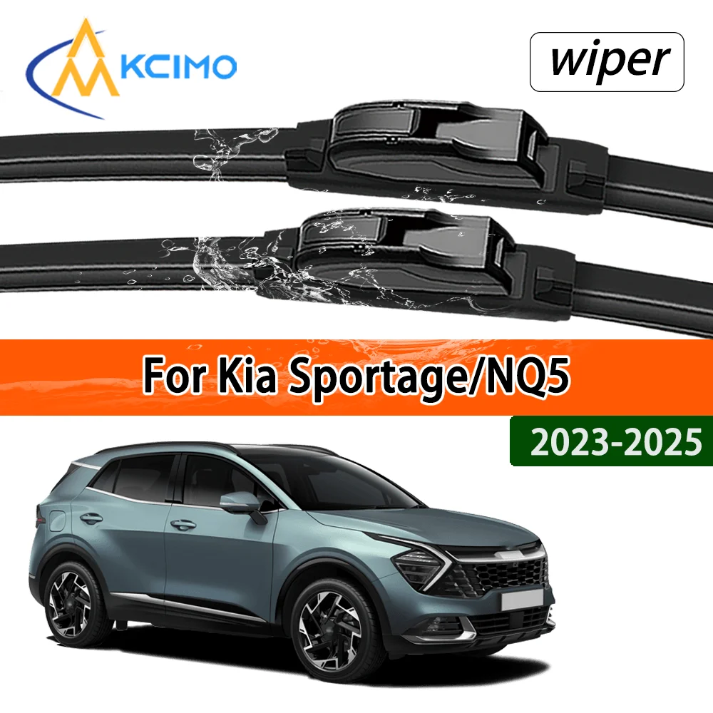 Для Kia Sportage NQ5 2023-2025 2024, прочные скользящие щетки переднего стеклоочистителя, аксессуары для стеклоочистителей автомобиля
Для Kia Sportage NQ5 2023-2025 2024, прочные скользящие щетки переднего стеклоочистителя, аксессуары для стеклоочистителей автомобиля