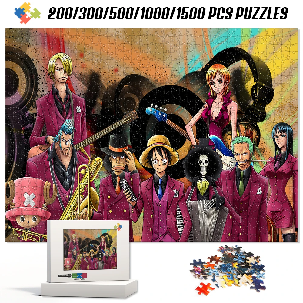 Мультяшный пазл «One Piece» (108/200/300/500/1000/1500 элементов), развивающая игрушка-головоломка для детей, подарок
Мультяшный пазл «One Piece» (108/200/300/500/1000/1500 элементов), развивающая игрушка-головоломка для детей, подарок