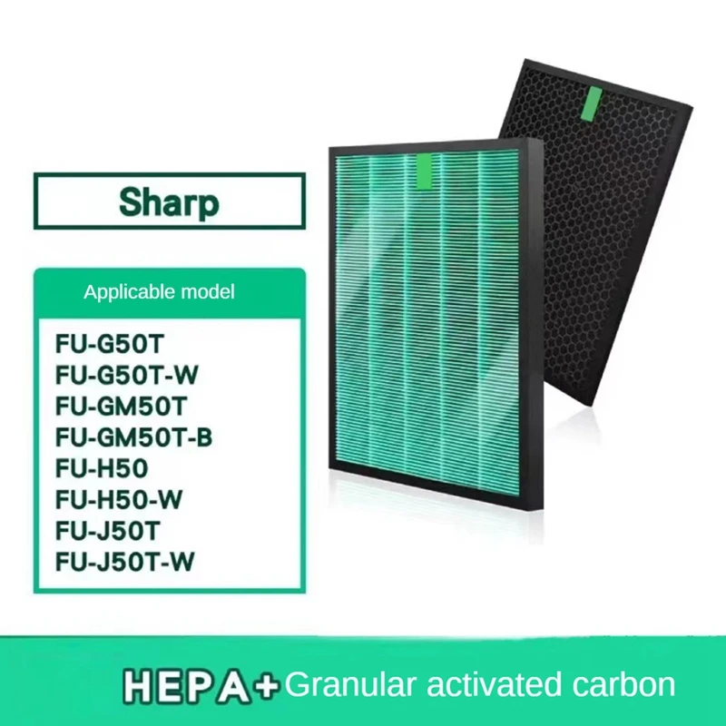 B01C-Набор сменных фильтров для очистителя воздуха для Sharp FU-G50 FU-H50 FU-J50 FU-GM50 True H13 HEPA-фильтр с активированным углем
B01C-Набор сменных фильтров для очистителя воздуха для Sharp FU-G50 FU-H50 FU-J50 FU-GM50 True H13 HEPA-фильтр с активированным углем