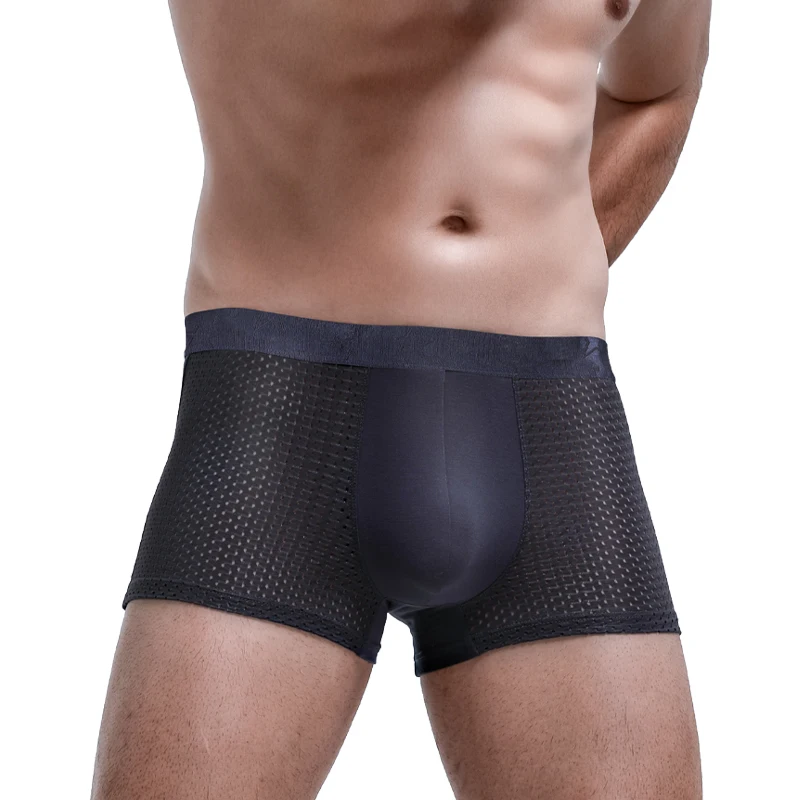 3-Pack of Men's Underwear, Men's Ice Silk Boxer Briefs, Sports Boxer Briefs, Comfortable Summer, Comfortable, Breathable, Thin B
3-Pack of Men's Underwear, Men's Ice Silk Boxer Briefs, Sports Boxer Briefs, Comfortable Summer, Comfortable, Breathable, Thin B
