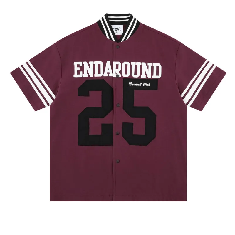 2025 Wildman Base Summer New American Sports Versatile Loose Hip Hop Letter Baseball Short Sleeve Splicing Collar Shirt for Men
2025 Wildman Base Summer New American Sports Versatile Loose Hip Hop Letter Baseball Short Sleeve Splicing Collar Shirt for Men