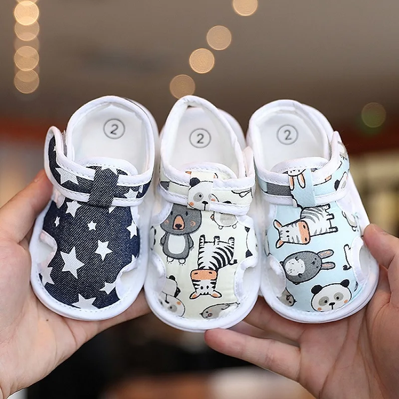 HAIZHIW Prewalke New Summer Baby Cross Hollow Soft Soles Cotton Cartoon Sandal 0-18 Month Toddler Flat Booker
HAIZHIW Prewalke New Summer Baby Cross Hollow Soft Soles Cotton Cartoon Sandal 0-18 Month Toddler Flat Booker