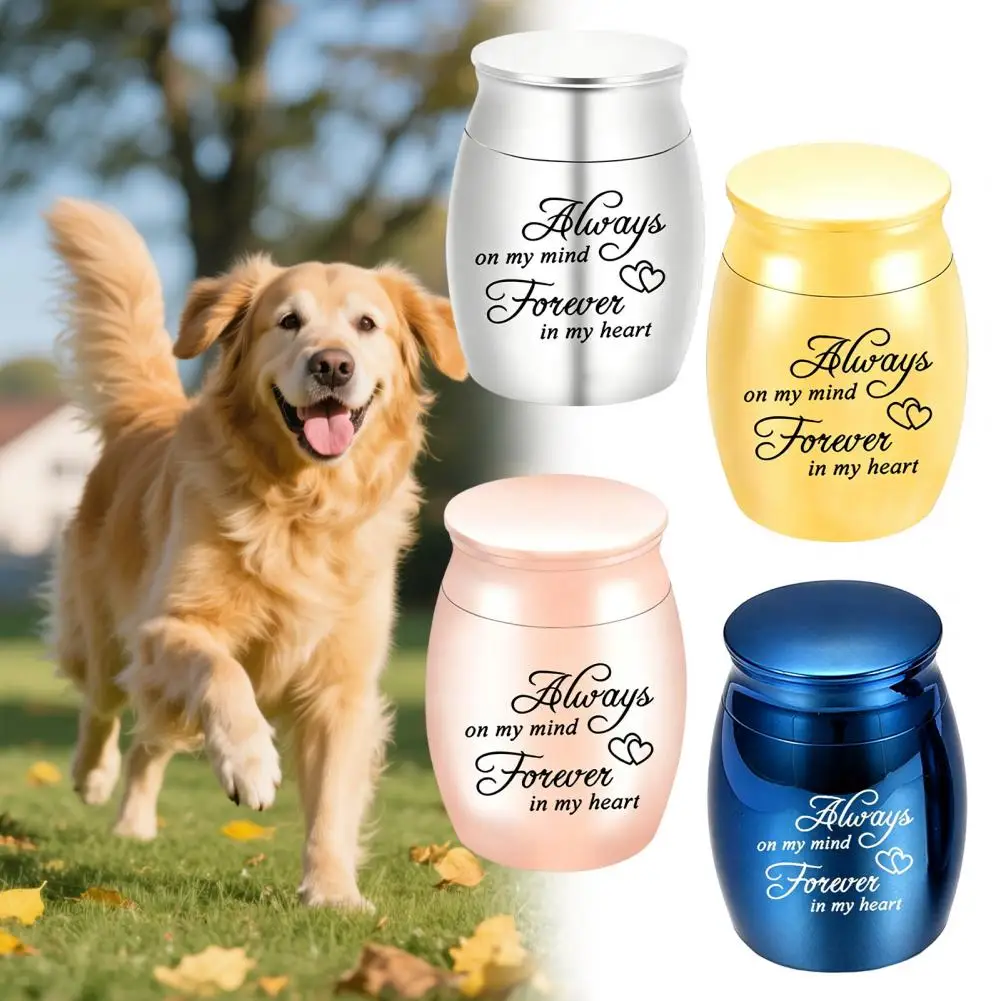 Mini Keepsake Urn for Pet Ash, Waterproof Metal Pet Cremation Urn, Decorative Memorial Ash Box for Dogs Cats
Mini Keepsake Urn for Pet Ash, Waterproof Metal Pet Cremation Urn, Decorative Memorial Ash Box for Dogs Cats