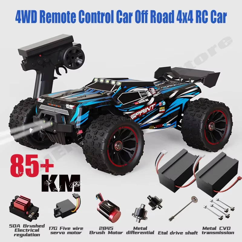 1:14 4WD RC Car 85KM/H or 50KM/H Remote Control Cars Electric High Speed Brushless 2.4G Remote Control Drift Monster Truck Toys
1:14 4WD RC Car 85KM/H or 50KM/H Remote Control Cars Electric High Speed Brushless 2.4G Remote Control Drift Monster Truck Toys