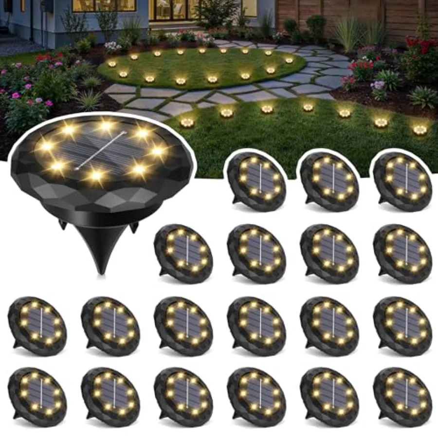 Mini Solar Ground Lights, Solar Lights Outdoor Waterproof, Landscape Lighting for Garden Pathway Driveway Walkway
Mini Solar Ground Lights, Solar Lights Outdoor Waterproof, Landscape Lighting for Garden Pathway Driveway Walkway