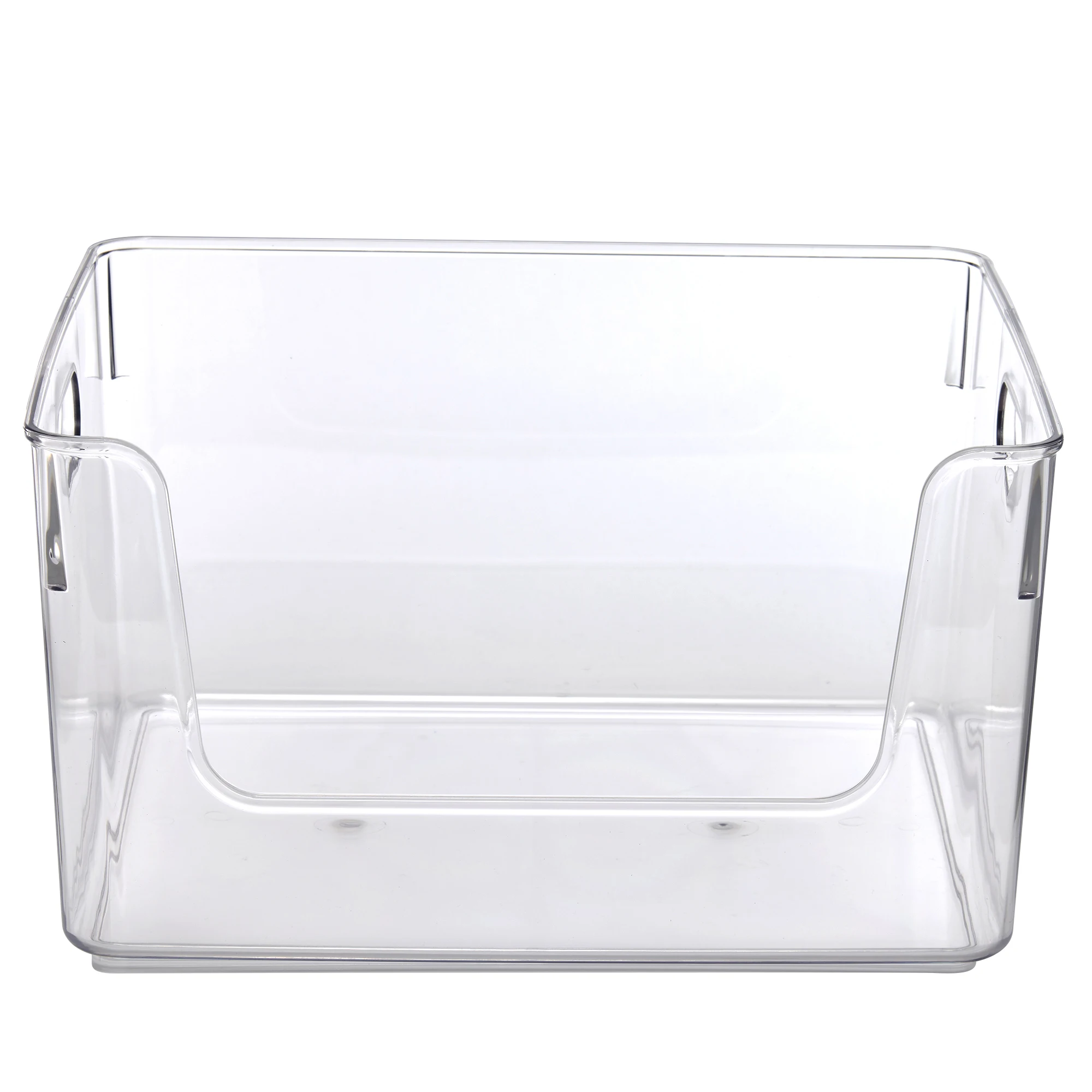 Clear Glossy Plastic Open Front Organizer Bin , Single Size Organizer Bin, Adult Size
Clear Glossy Plastic Open Front Organizer Bin , Single Size Organizer Bin, Adult Size
