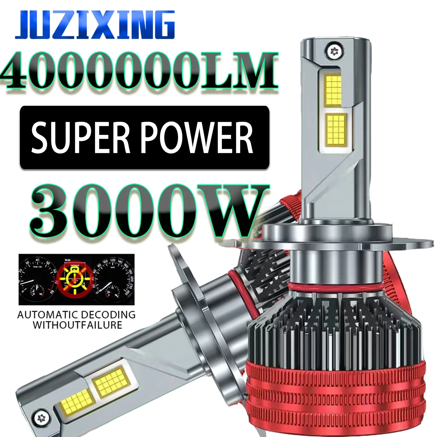 JUZIXING H7 Vehicles Headlight Lighthouse Turbo Powerful 3000W for Cars Canbus Ligh TWaterproof No Error H9 9005 HB3 9006 HB4
JUZIXING H7 Vehicles Headlight Lighthouse Turbo Powerful 3000W for Cars Canbus Ligh TWaterproof No Error H9 9005 HB3 9006 HB4