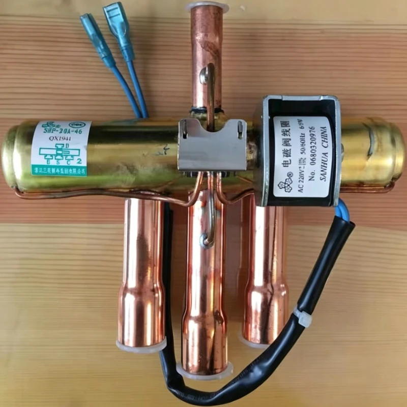 Four-way Reversing Solenoid Valve 8/10/12HP Air Energy Heat Pump Air Conditioning Heat Exchange Replacement Accessories
Four-way Reversing Solenoid Valve 8/10/12HP Air Energy Heat Pump Air Conditioning Heat Exchange Replacement Accessories