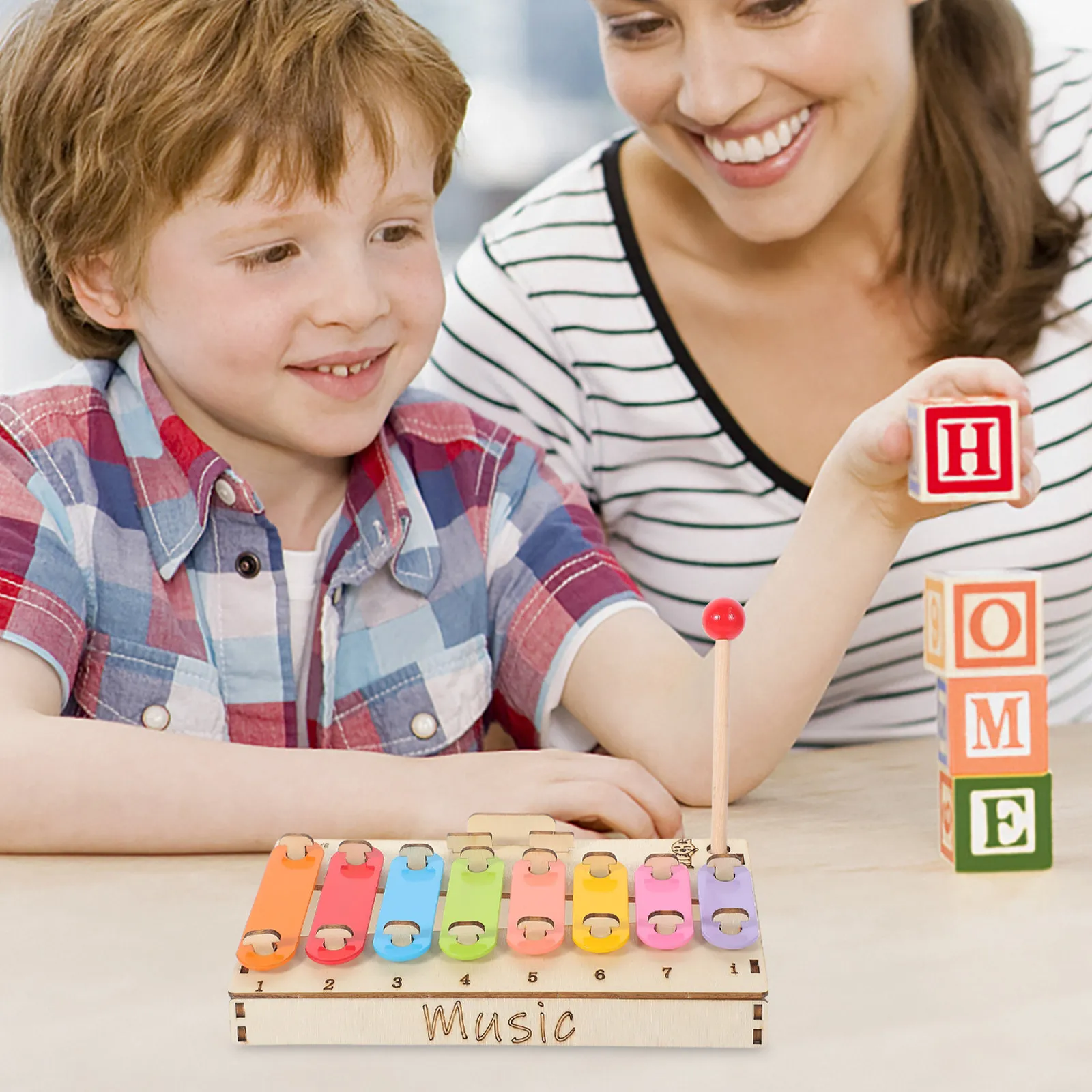 1Set Eight-Note Wood DIY Assembly Xylophone Educational Music Science Experiment Kit Creative Learning Craft for Kids
1Set Eight-Note Wood DIY Assembly Xylophone Educational Music Science Experiment Kit Creative Learning Craft for Kids