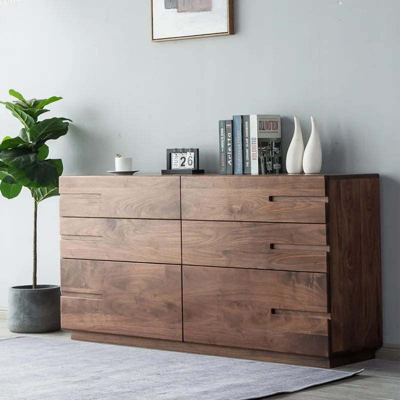 DSA all solid wood six-chest cabinet modern simple bedroom drawer locker black walnut living room porch cabinet
DSA all solid wood six-chest cabinet modern simple bedroom drawer locker black walnut living room porch cabinet