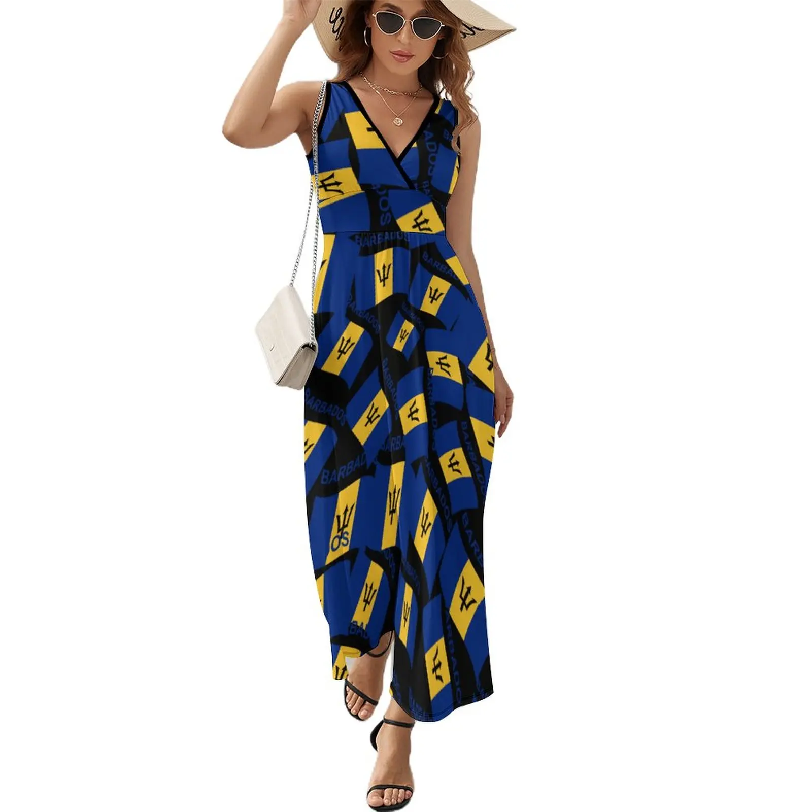 Flag of Barbados Dress Modern Maxi Dress Casual Boho Beach Long Dresses High Waist Design Oversize Vestidos
Flag of Barbados Dress Modern Maxi Dress Casual Boho Beach Long Dresses High Waist Design Oversize Vestidos
