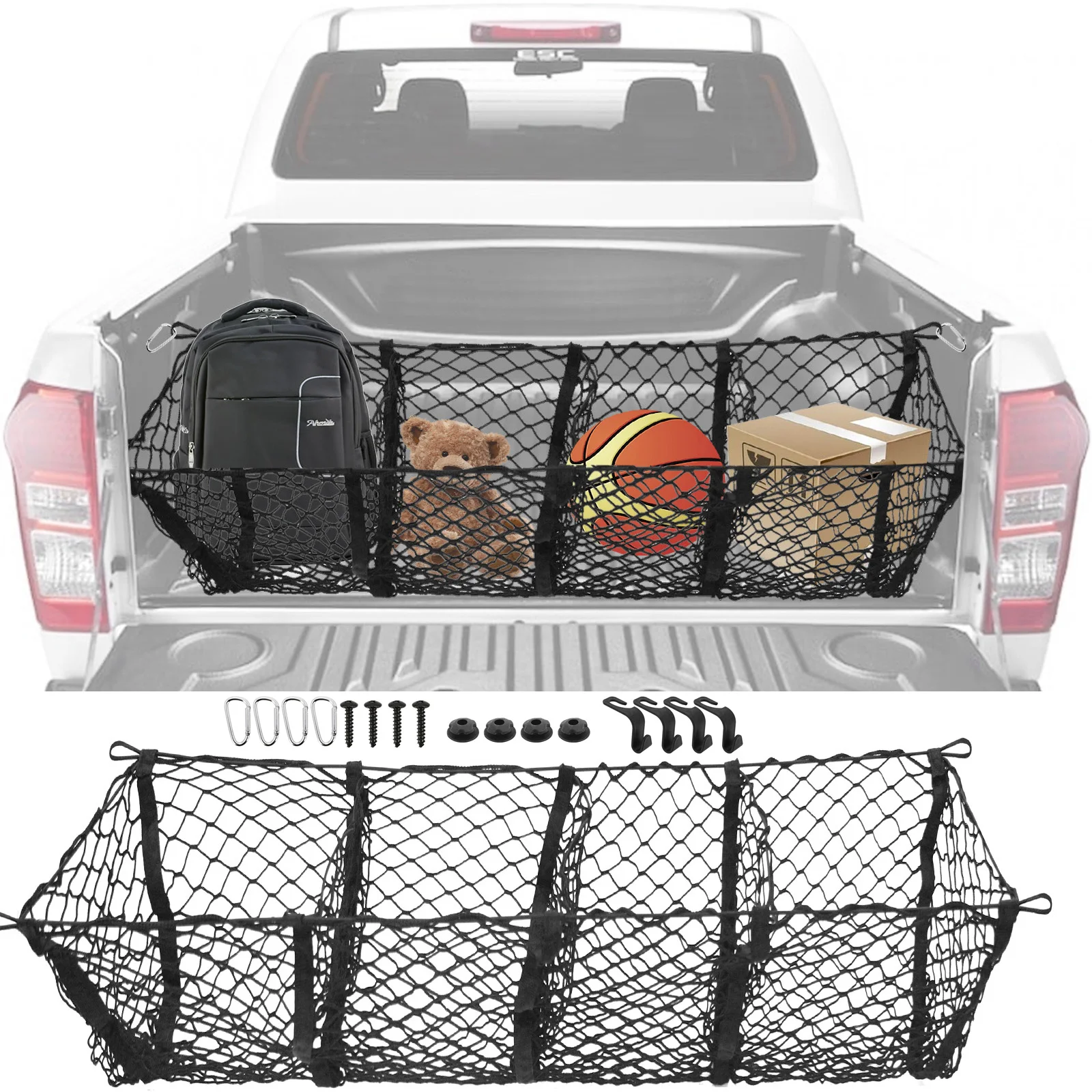 4 кармана, сетка для багажника, Φ сетка для Toyota Hilux N80 N90 N100 N110 N140 N150 AN10 Vigo Surf 4X4 4runner
4 кармана, сетка для багажника, Φ сетка для Toyota Hilux N80 N90 N100 N110 N140 N150 AN10 Vigo Surf 4X4 4runner