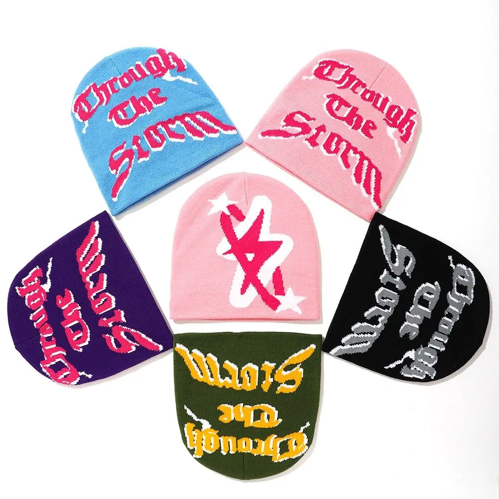 Letter Printing Knitting Cap Hat Gothic Warm Wool Acrylic Casual Skullies Y2k Ins Cold Cap Outdoor
Letter Printing Knitting Cap Hat Gothic Warm Wool Acrylic Casual Skullies Y2k Ins Cold Cap Outdoor