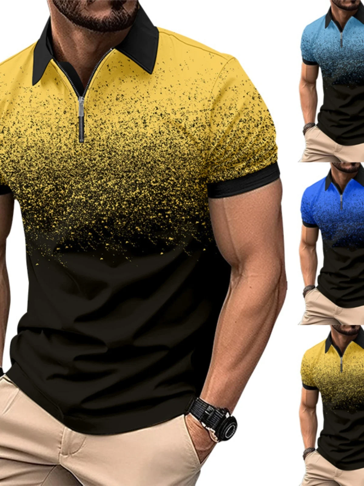 Летняя повседневная футболка на молнии с принтом ort SVE для мужчин с цветочным принтом ort Sve Modern Sle, дышащая футболка из полиэфирного волокна
Летняя повседневная футболка на молнии с принтом ort SVE для мужчин с цветочным принтом ort Sve Modern Sle, дышащая футболка из полиэфирного волокна