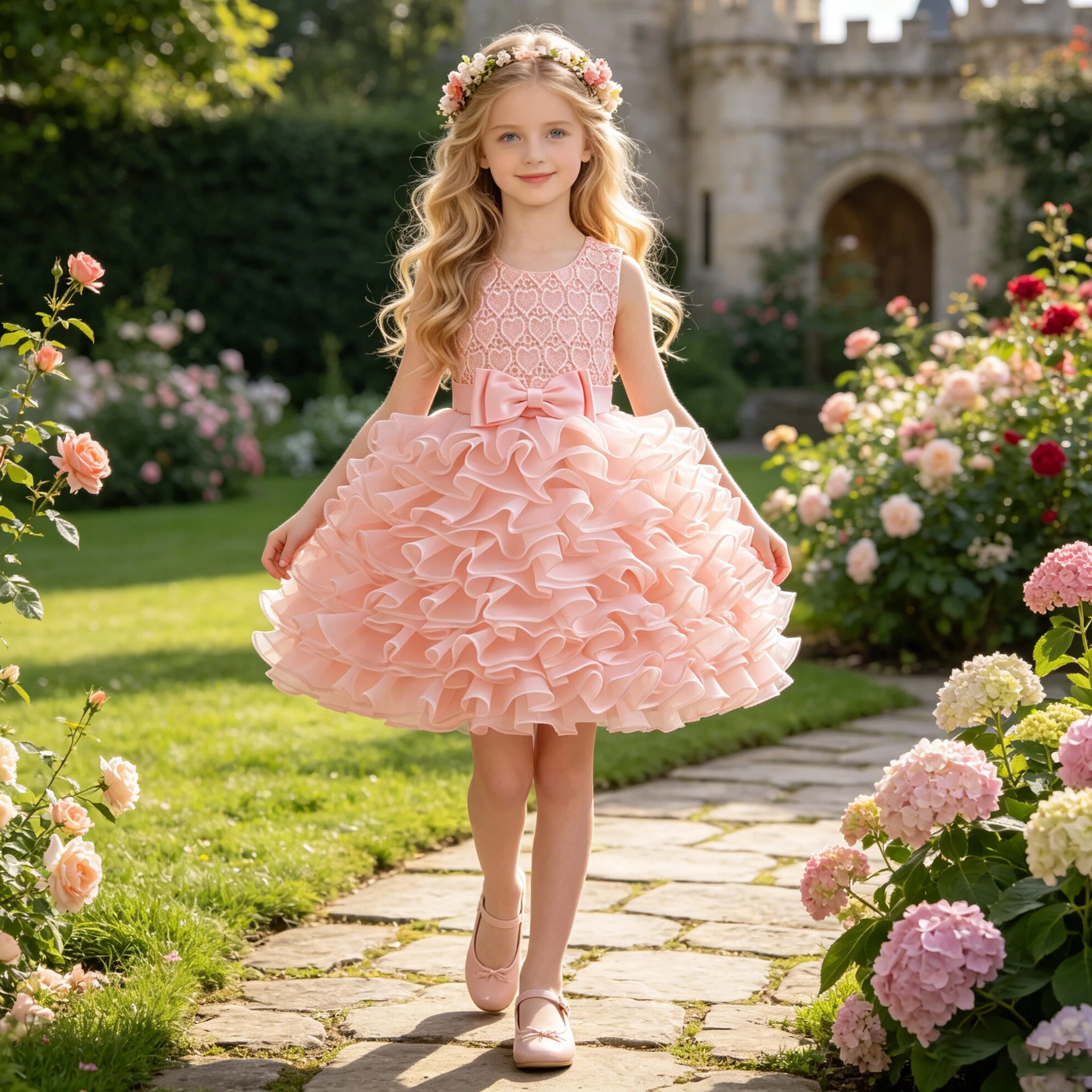 Elegant Layered Princess Party Girls Dresses Embroidery Tulle Wedding Birthday Dress for Girl Bow White Bridesmaid Kids Clothing
Elegant Layered Princess Party Girls Dresses Embroidery Tulle Wedding Birthday Dress for Girl Bow White Bridesmaid Kids Clothing