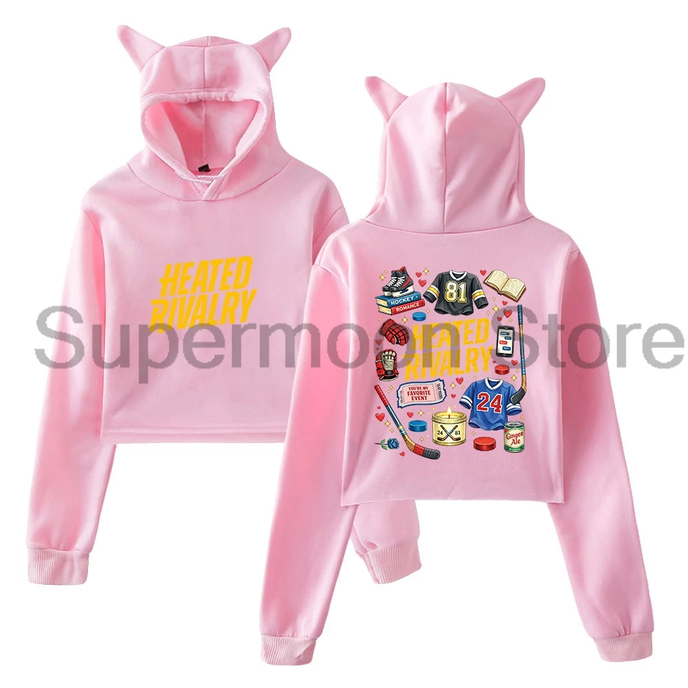 Hollander Rozanov Merch Heated Rivalry Hoodie Female Cat Ears Hooded Sweatshirt Long Sleeve Crop Top Women's Clothes
Hollander Rozanov Merch Heated Rivalry Hoodie Female Cat Ears Hooded Sweatshirt Long Sleeve Crop Top Women's Clothes