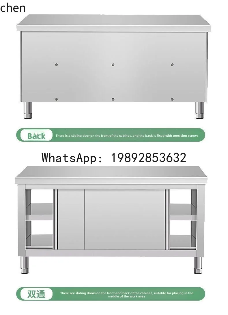Stainless Steel Sliding Door Operation Workbench Dish Cabinet Kitchen Commercial Locker
Stainless Steel Sliding Door Operation Workbench Dish Cabinet Kitchen Commercial Locker