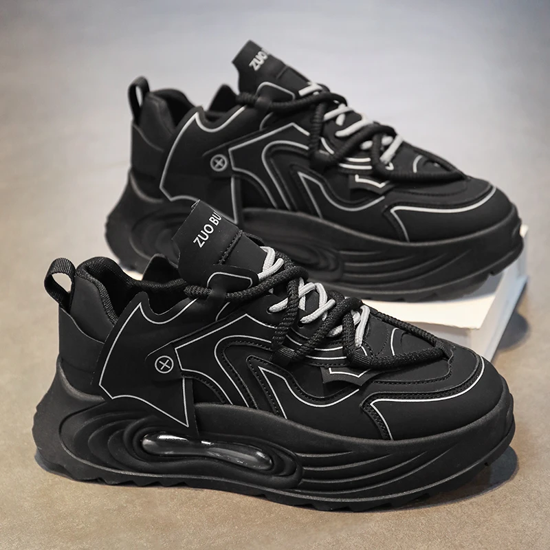 Korean Version Men's Fashion Casual Shoes Dad Shoes Air Cushion Sole Non-slip Outdoor Running Shoes Student Sneakers
Korean Version Men's Fashion Casual Shoes Dad Shoes Air Cushion Sole Non-slip Outdoor Running Shoes Student Sneakers