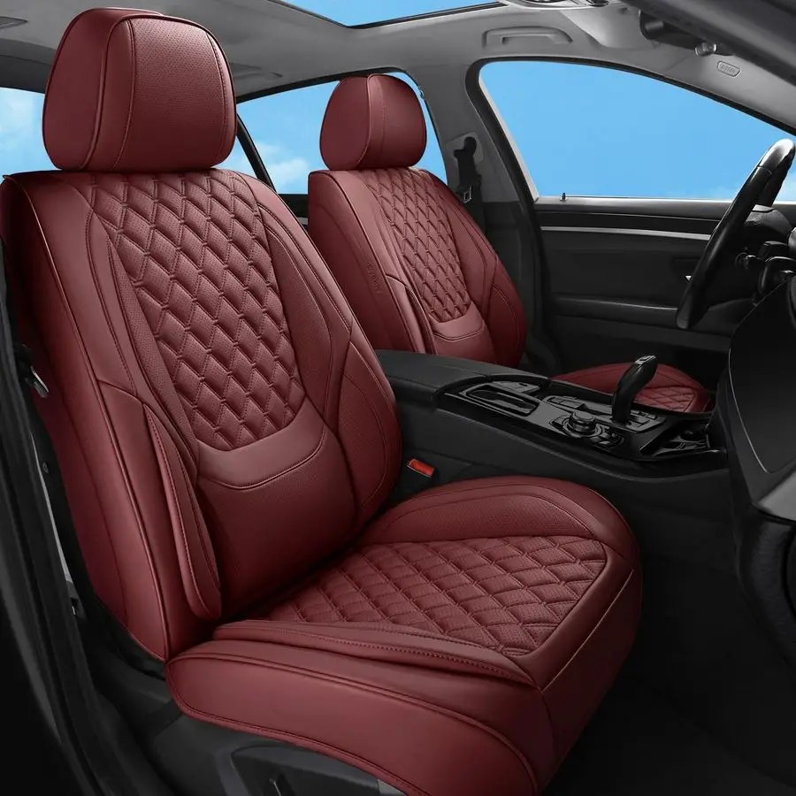 Чехлы на сиденья, полный комплект, бордовый, роскошный, из искусственной кожи, водонепроницаемый, женский, нескользящий, универсальный, подходит для большинства автомобилей, внедорожников, грузовиков
Чехлы на сиденья, полный комплект, бордовый, роскошный, из искусственной кожи, водонепроницаемый, женский, нескользящий, универсальный, подходит для большинства автомобилей, внедорожников, грузовиков