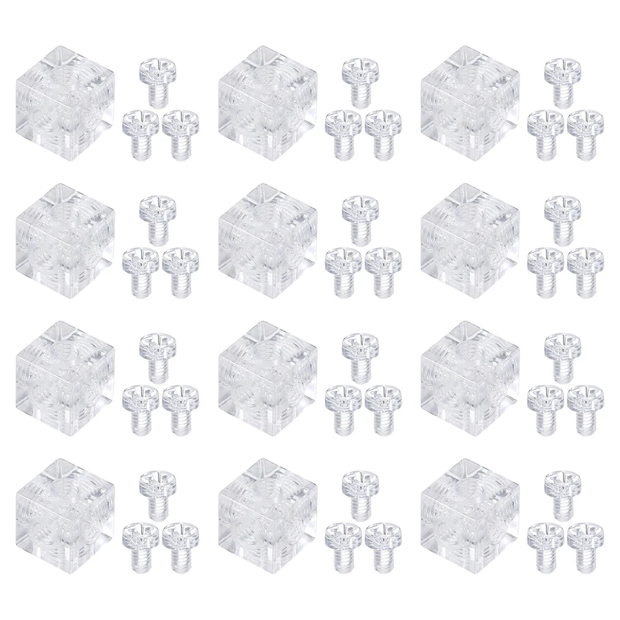 Brand New 400PCS Clear Acrylic Cubes Block Right Angle Corner Braces Joint Brackets+Screws
Brand New 400PCS Clear Acrylic Cubes Block Right Angle Corner Braces Joint Brackets+Screws