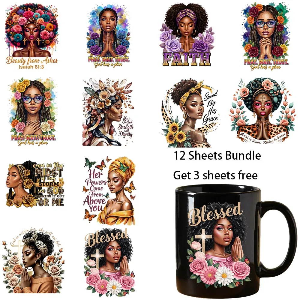 12 sheets bundle 4 inches Afro black women UV Sticker Party DIY Decals 3D transfers uvdtf tumbler stickers 16oz uv dtf cup wraps
12 sheets bundle 4 inches Afro black women UV Sticker Party DIY Decals 3D transfers uvdtf tumbler stickers 16oz uv dtf cup wraps