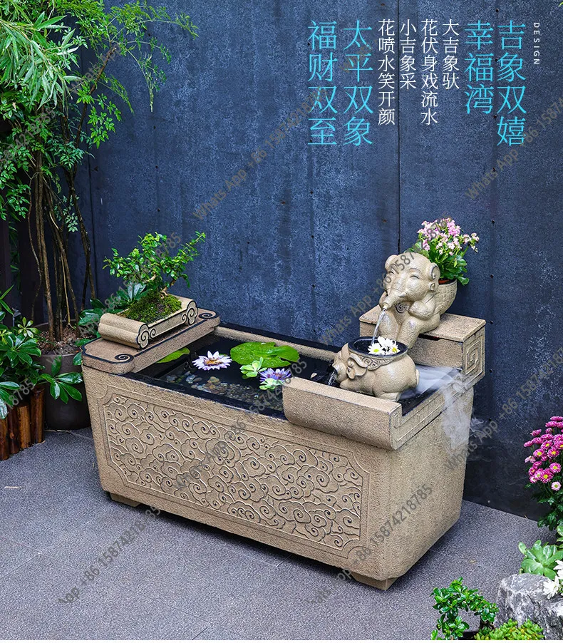 Bn Garden Flow Ornament Circulating Water System Landscape Outdoor Fish Pond Outdoor Garden Landscaping Pool Fish Tank
Bn Garden Flow Ornament Circulating Water System Landscape Outdoor Fish Pond Outdoor Garden Landscaping Pool Fish Tank