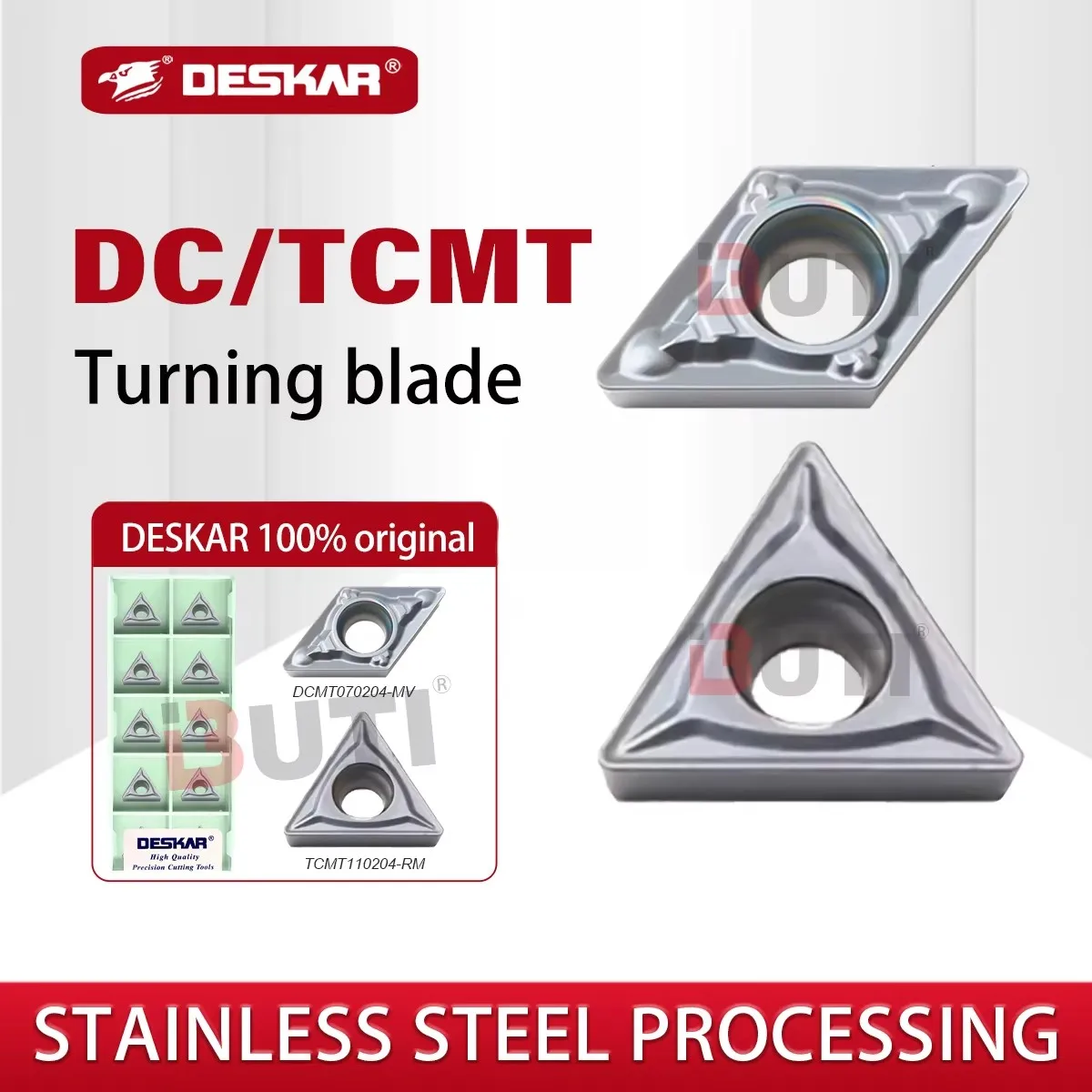 DESKAR 100% оригинал DCMT070204/08-MV TCMT110204/08-RM LF6018S Токарный станок с ЧПУ Твердосплавные вставки Токарный инструмент для внутреннего отверстия Нержавеющая сталь
DESKAR 100% оригинал DCMT070204/08-MV TCMT110204/08-RM LF6018S Токарный станок с ЧПУ Твердосплавные вставки Токарный инструмент для внутреннего отверстия Нержавеющая сталь