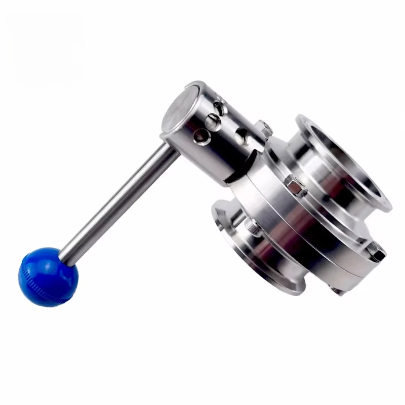 Dairy Food Grade SS 304 316 Sanitary Stainless Steel Clover Clip Manual Butterfly Valve
Dairy Food Grade SS 304 316 Sanitary Stainless Steel Clover Clip Manual Butterfly Valve