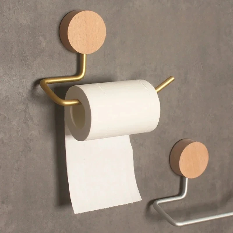 Solid Wood Toilet Paper Roll Holder Bathroom Roll Paper Storage Rack Bathroom Accessories Self Provided Adhesive Is Required
Solid Wood Toilet Paper Roll Holder Bathroom Roll Paper Storage Rack Bathroom Accessories Self Provided Adhesive Is Required