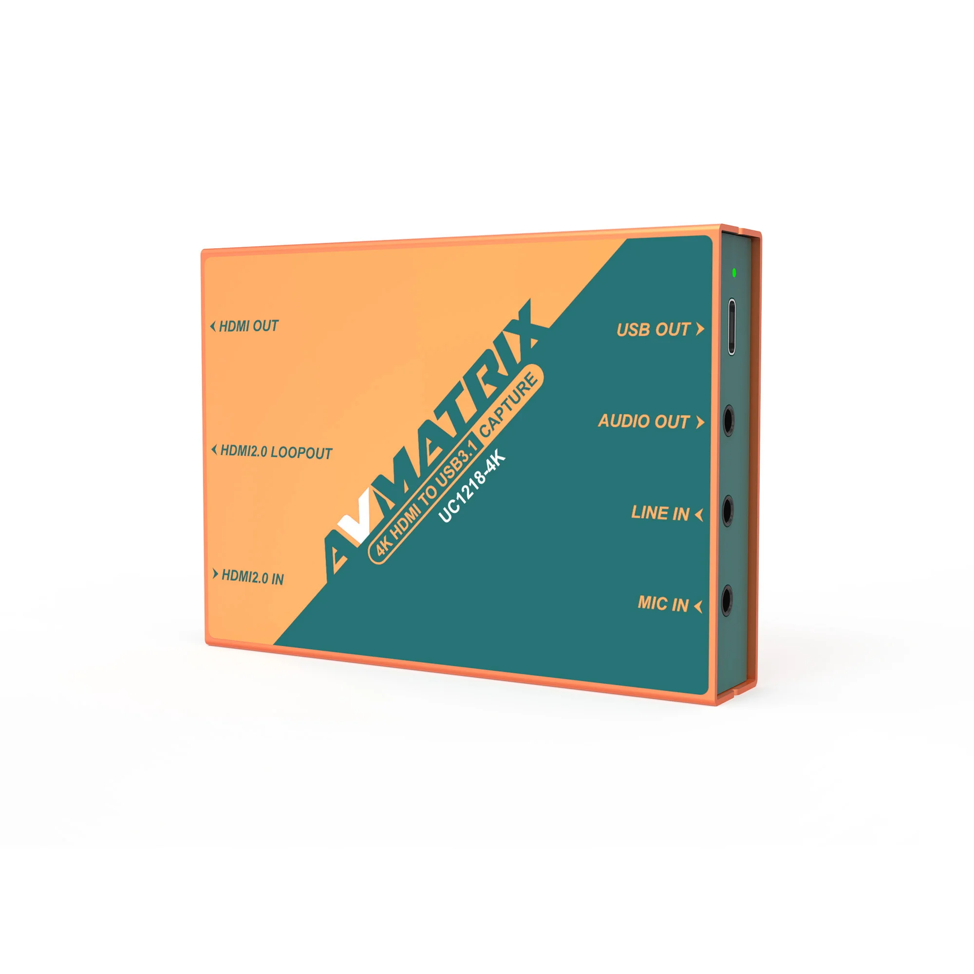 Avmatrix UC1218-4K for Broadcast Grade 1080p USB 3.0 Type-C Video Capture Device for Supports OBS/Skype/ZOOM/Teams
Avmatrix UC1218-4K for Broadcast Grade 1080p USB 3.0 Type-C Video Capture Device for Supports OBS/Skype/ZOOM/Teams