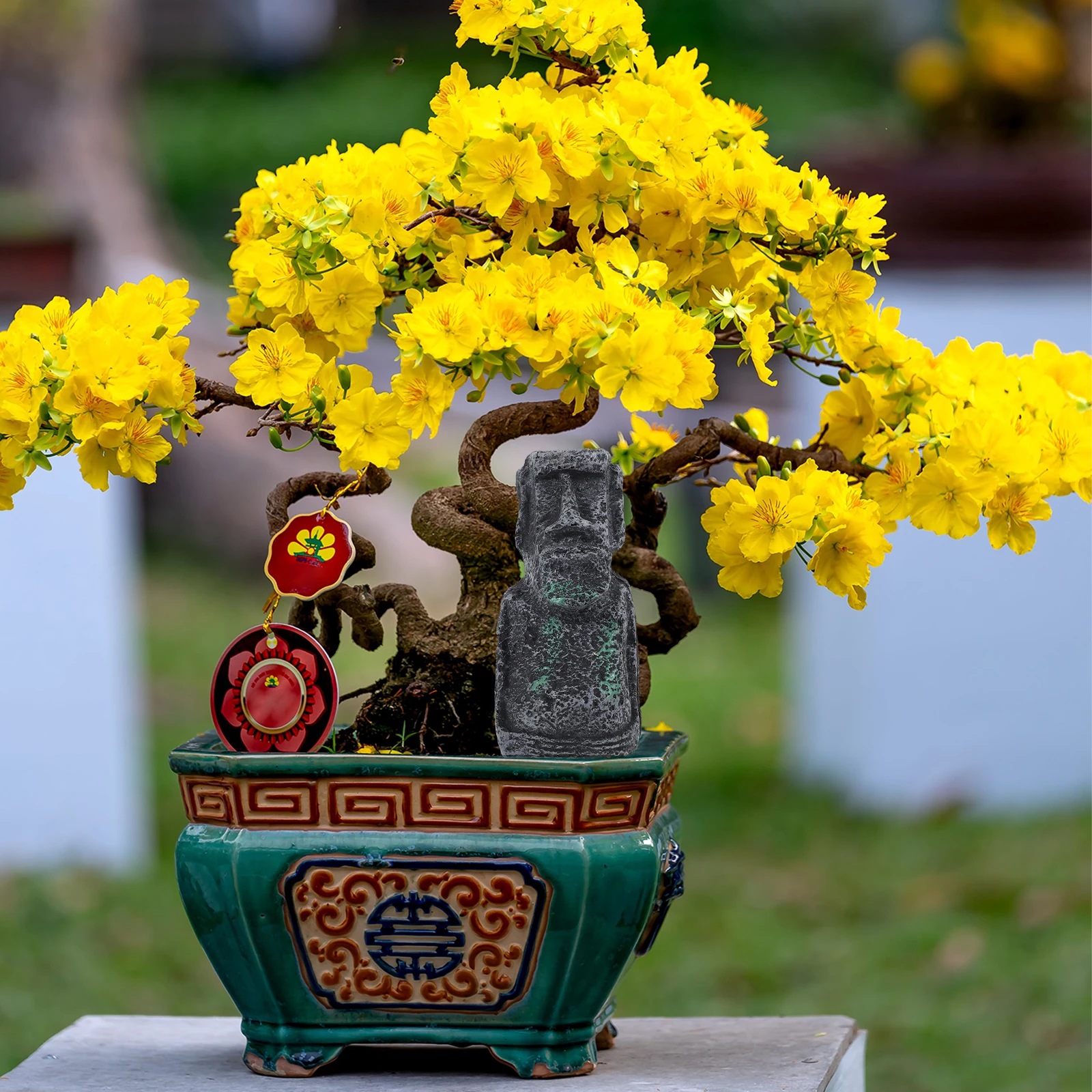 2Pcs Small Resin Stone Moai Statue Bonsai Desktop Decoration Landscape Resin Craft Garden Ornament
2Pcs Small Resin Stone Moai Statue Bonsai Desktop Decoration Landscape Resin Craft Garden Ornament