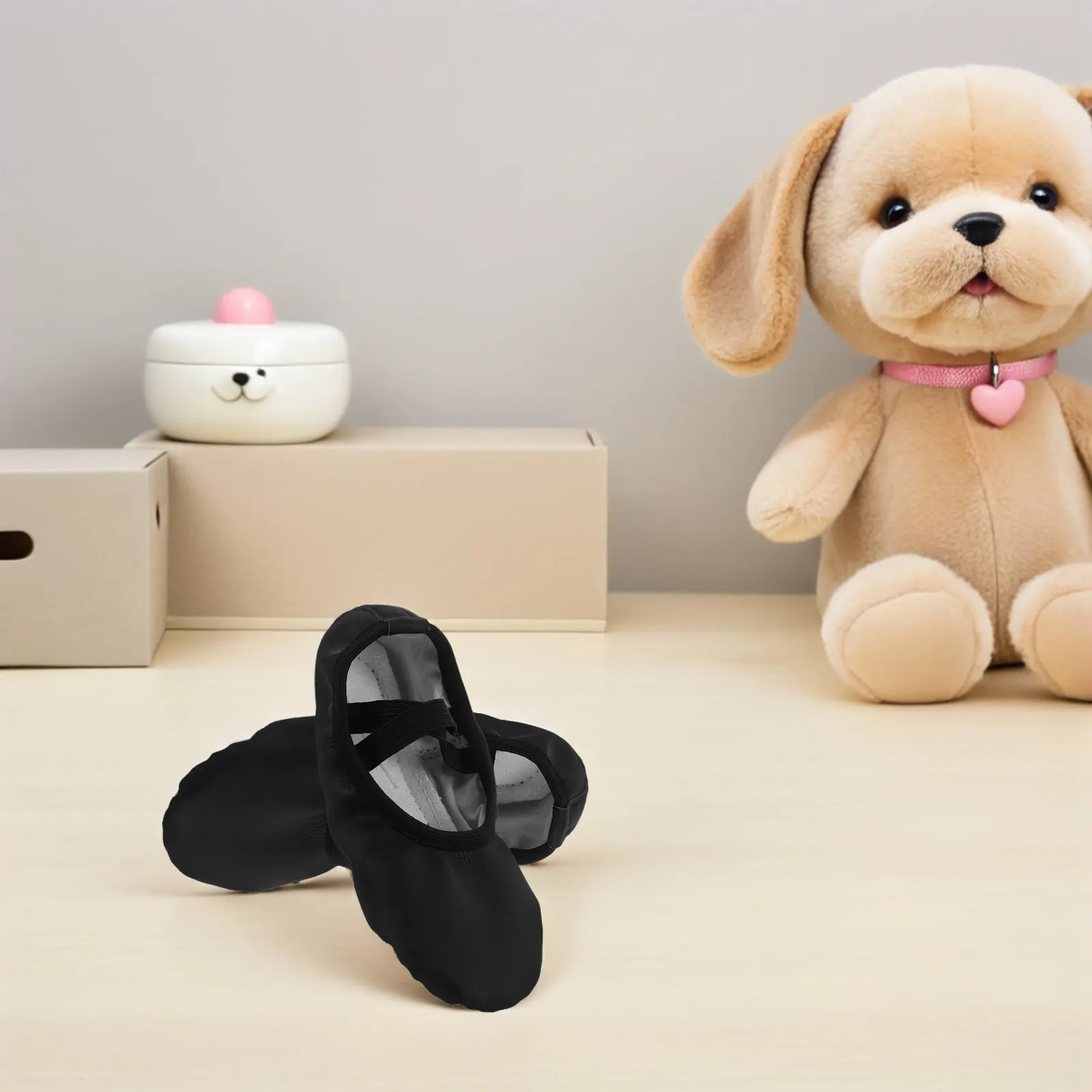 1Pair Dance Flats for Women Girls: PU Ballet Slippers No-Tie Comfortable Flexible Sole Ideal for Stage Yoga
1Pair Dance Flats for Women Girls: PU Ballet Slippers No-Tie Comfortable Flexible Sole Ideal for Stage Yoga