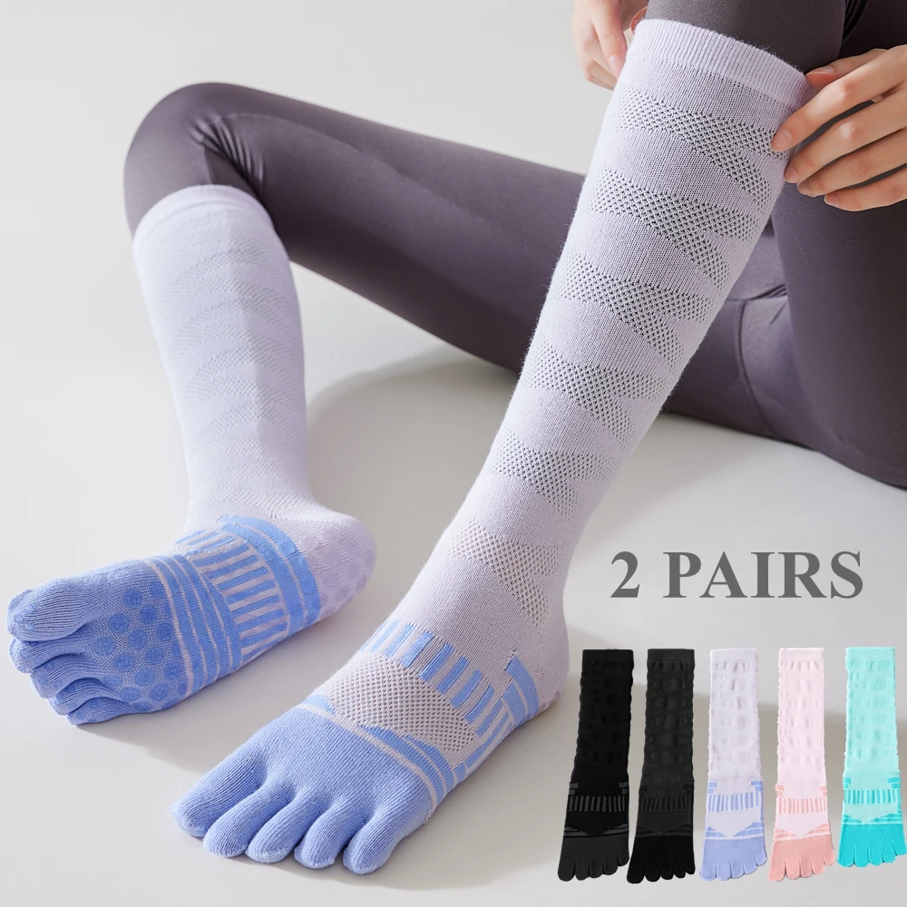 2 Pairs Toe Socks Women Five Finger Socks Ladies Non-slip Yoga Pilates Calf Socks with Grip High Quality Sports Athletic Cotton
2 Pairs Toe Socks Women Five Finger Socks Ladies Non-slip Yoga Pilates Calf Socks with Grip High Quality Sports Athletic Cotton