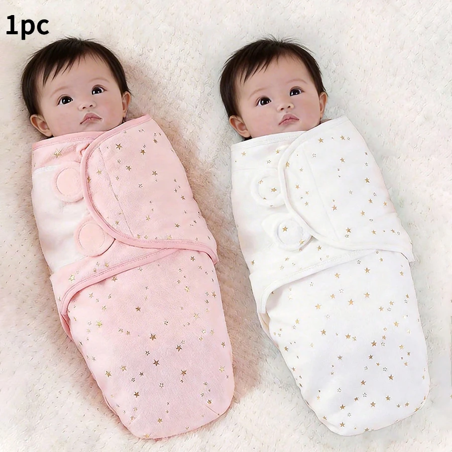 1Pc Baby Gold-Stamped Swaddle Blanket, Soothing and Anti-Startle, Newborn Gold-Stamped Star Swaddle Blanket, Soft and Skin-Friendly!
1Pc Baby Gold-Stamped Swaddle Blanket, Soothing and Anti-Startle, Newborn Gold-Stamped Star Swaddle Blanket, Soft and Skin-Friendly!