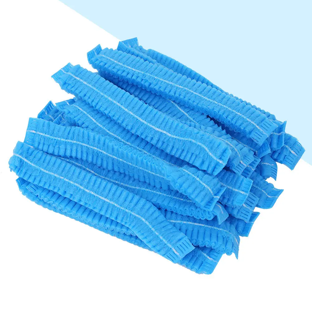 100Pcs Breathable Non-Woven Disposable Bouffant Caps for Medical Hospital Factory Use Dust Hair Control Blue
100Pcs Breathable Non-Woven Disposable Bouffant Caps for Medical Hospital Factory Use Dust Hair Control Blue