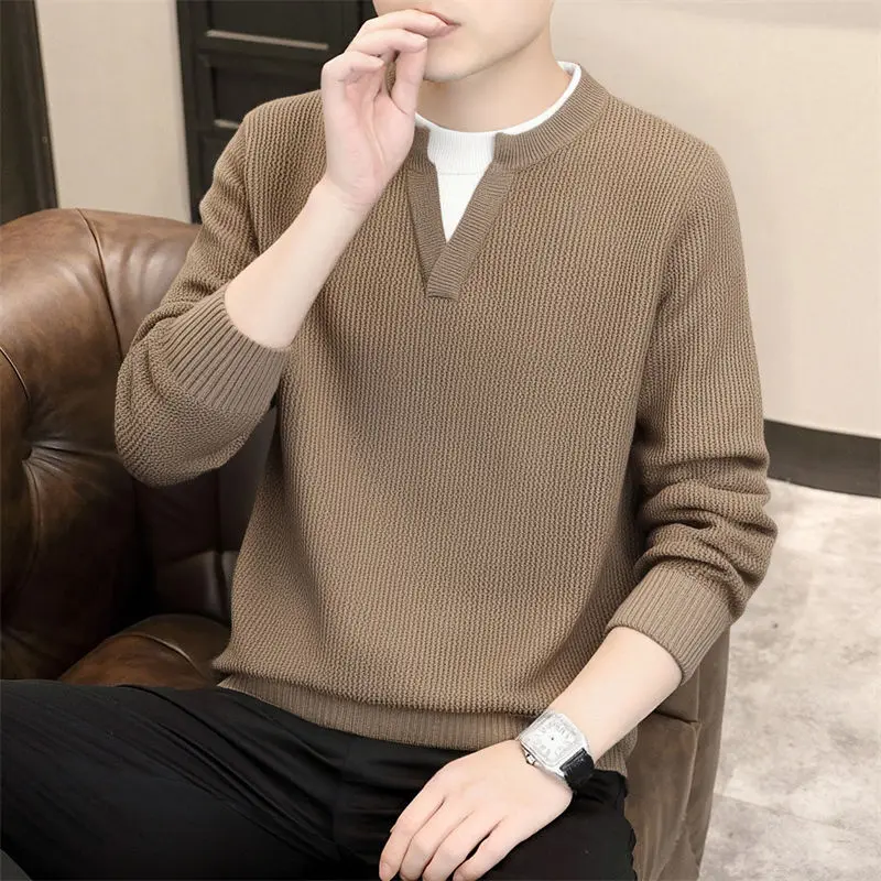 Sli Casual Men's Knitted Sweater Asymmetrical Design Polyester Fiber Long Sve round Ne Warm 3D Effect Pattern
Sli Casual Men's Knitted Sweater Asymmetrical Design Polyester Fiber Long Sve round Ne Warm 3D Effect Pattern