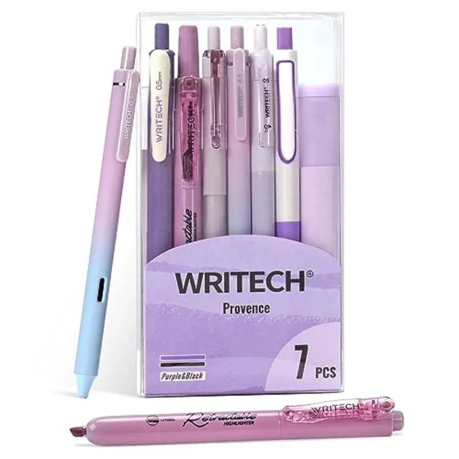 Gel Pens Journaling Highlighters: Journal Set Aesthetic Assorted Pastel Color Ink 0.5mm Fine Point Retractable 0.7mm Black Pen
Gel Pens Journaling Highlighters: Journal Set Aesthetic Assorted Pastel Color Ink 0.5mm Fine Point Retractable 0.7mm Black Pen