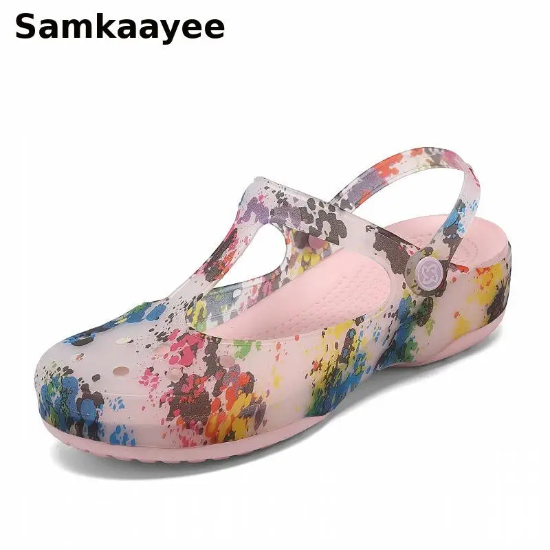 35-40 Womens Sandals Summer Female Mules Clogs Slippers Mujer Garden Shoes Platform Soft Bottom Breathable Print Beach Zapatos 3
35-40 Womens Sandals Summer Female Mules Clogs Slippers Mujer Garden Shoes Platform Soft Bottom Breathable Print Beach Zapatos 3