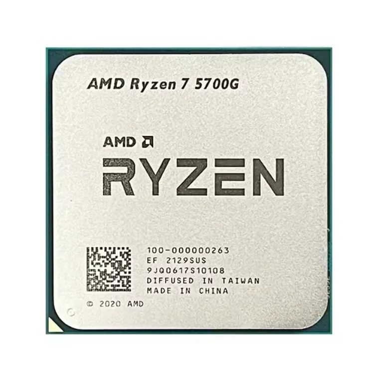 A-M-D R7 5700G Cezanne 8-Core 3.8 GHz Socket AM4 65W 100-100000263BOX Desktop Processor AMD Radeon Graphics
A-M-D R7 5700G Cezanne 8-Core 3.8 GHz Socket AM4 65W 100-100000263BOX Desktop Processor AMD Radeon Graphics