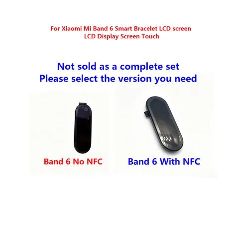 Original replacement For Xiaomi Mi Band 6 Smart Bracelet LCD screen LCD Display Screen Touch