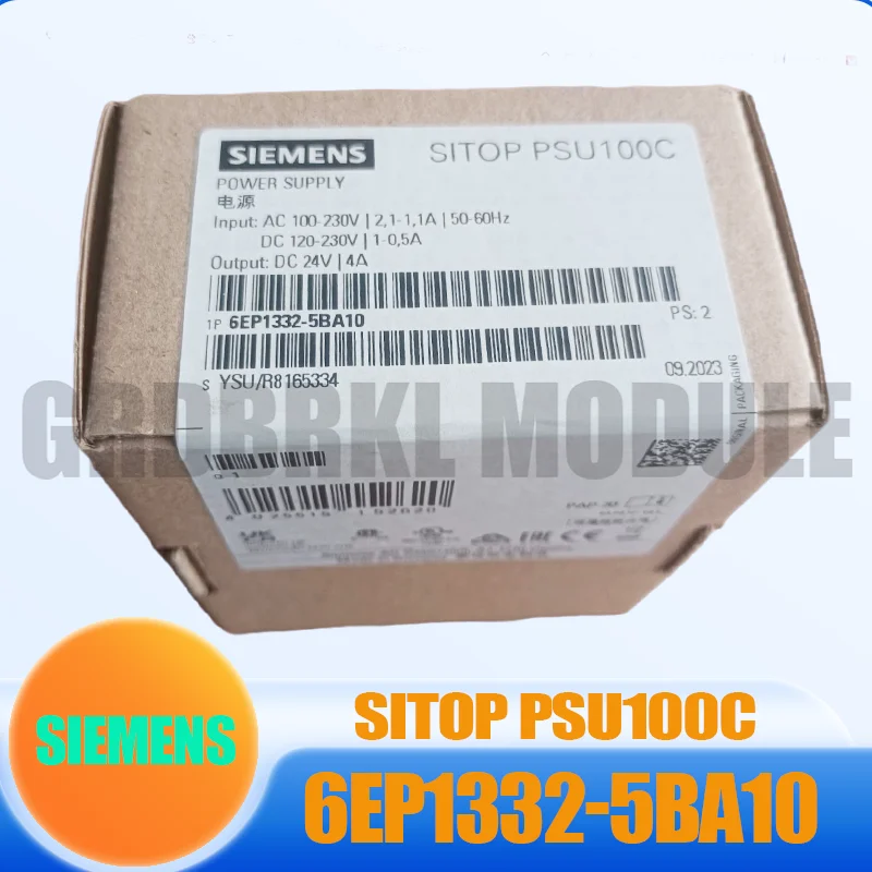 New Original SIEMENS 6EP1332-5BA10 6EP1 332-5BA10 SITOP PSU100C smart 24V 5A power module
New Original SIEMENS 6EP1332-5BA10 6EP1 332-5BA10 SITOP PSU100C smart 24V 5A power module