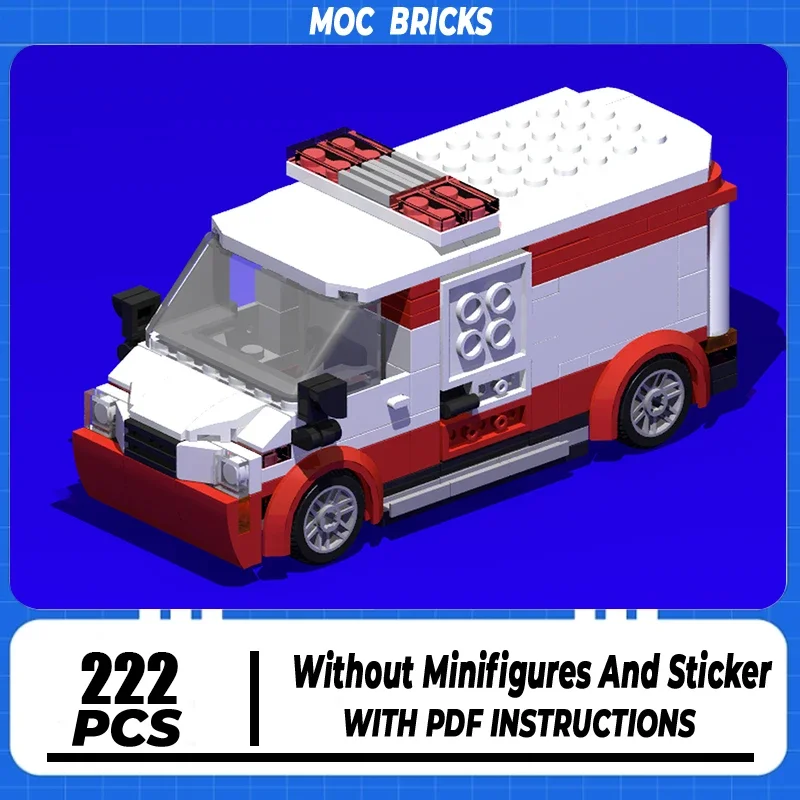 City Cars Model Moc Building Blocks City Ambulance Model Technology Brick DIY Assembly Construction Toy Holiday Birthday Gifts
City Cars Model Moc Building Blocks City Ambulance Model Technology Brick DIY Assembly Construction Toy Holiday Birthday Gifts