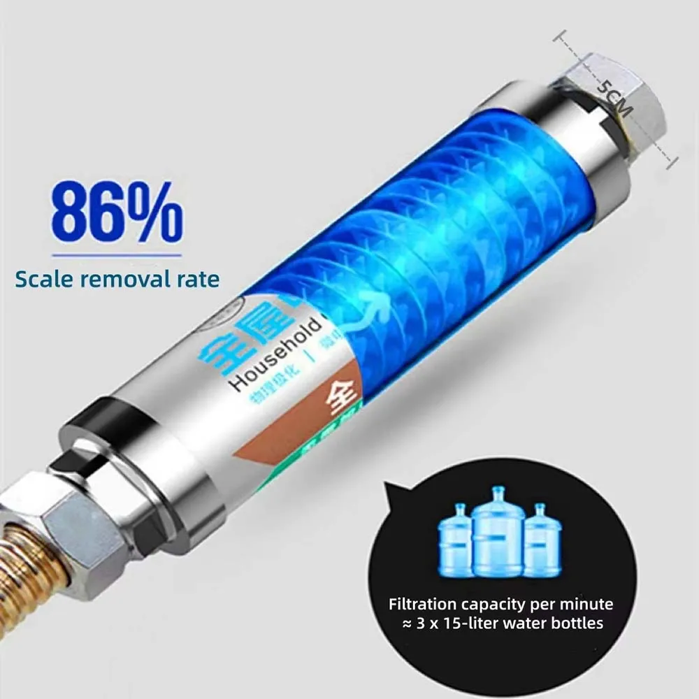 Central Water Softener, Scale Inhibitor Filter Water Softener, High Flow Household Alkali Scale Remover Pipeline Water Purifier
Central Water Softener, Scale Inhibitor Filter Water Softener, High Flow Household Alkali Scale Remover Pipeline Water Purifier