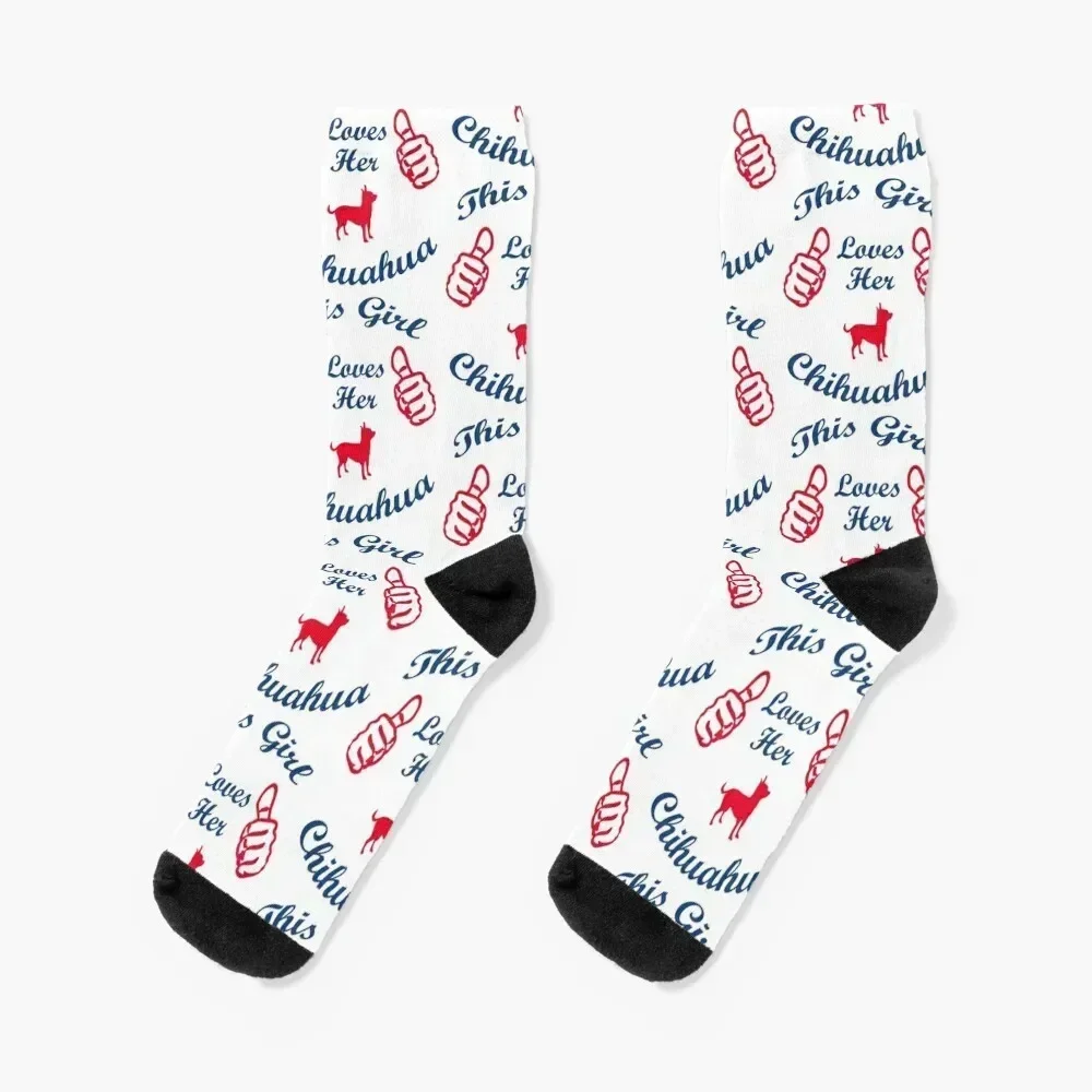 This Girl loves her Chihuahua - Christmas And Birthday Gift Ideas For Dog Lovers Socks
This Girl loves her Chihuahua - Christmas And Birthday Gift Ideas For Dog Lovers Socks