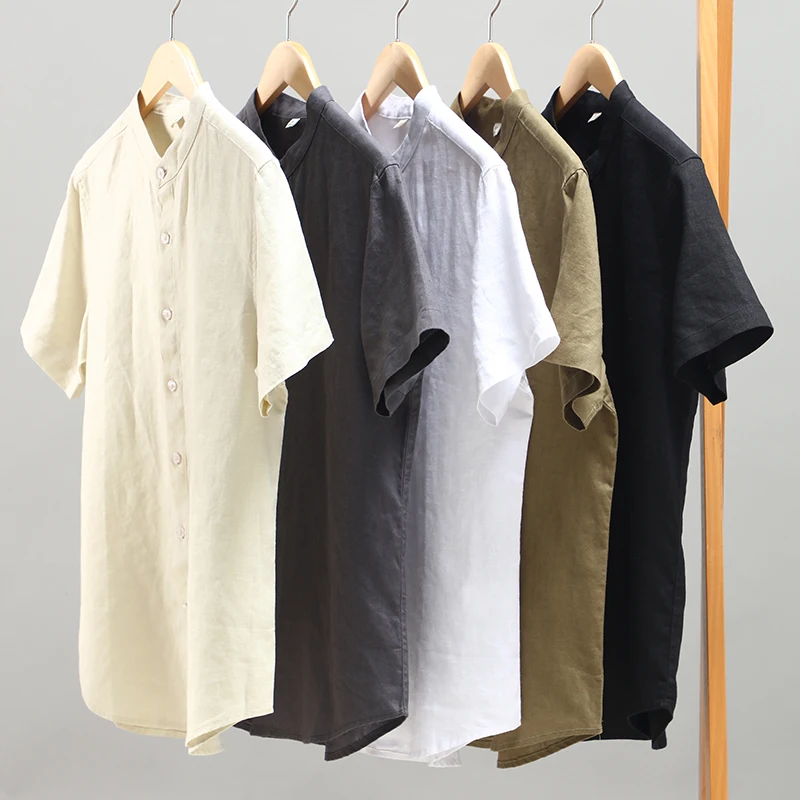 100% Linen Premium Shirts For Men Short Sleeve Classic Loose Fit Summer New Quality Breathable Easy Care Solid Camisas De Hombre
100% Linen Premium Shirts For Men Short Sleeve Classic Loose Fit Summer New Quality Breathable Easy Care Solid Camisas De Hombre