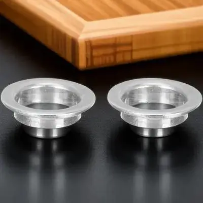 2Pcs Flute Pad Cup Sleeves Nickel Plated Brass Open Hole Flute Parts Lightweight Compact Smooth Edges Durable Replacement
2Pcs Flute Pad Cup Sleeves Nickel Plated Brass Open Hole Flute Parts Lightweight Compact Smooth Edges Durable Replacement