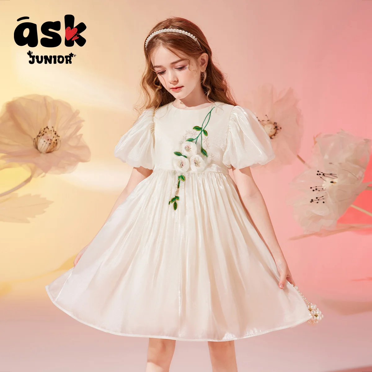 Ask Junior Tween Outing Season Summer Thin Puff Sleeve Fairy Princess Party Dress for Kids Girl
Ask Junior Tween Outing Season Summer Thin Puff Sleeve Fairy Princess Party Dress for Kids Girl
