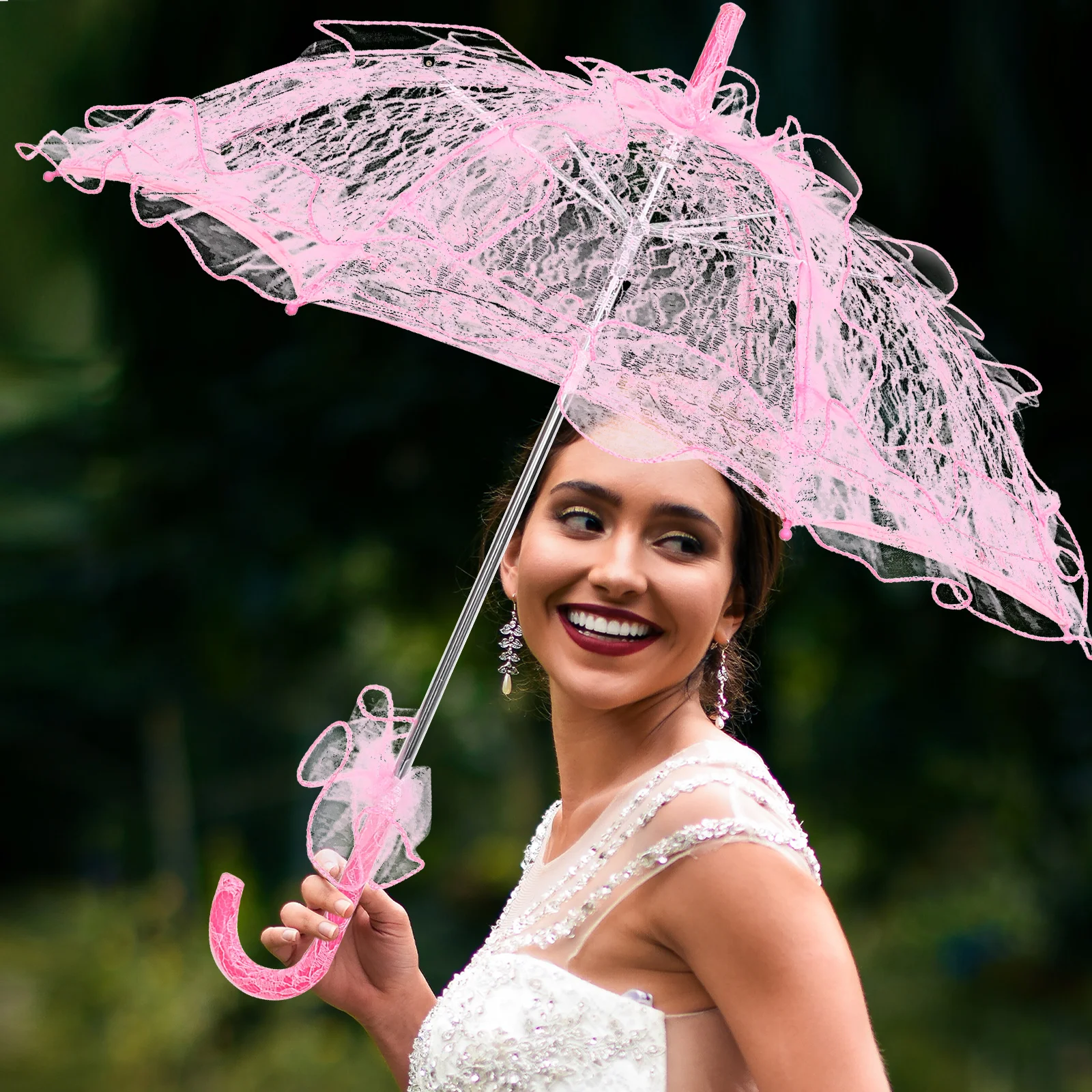 White Parasol Handmade Bridesmaid Vintage Wedding Umbrella Lace Decor Handmade Umbrella Photo Props Elegant Romantic
White Parasol Handmade Bridesmaid Vintage Wedding Umbrella Lace Decor Handmade Umbrella Photo Props Elegant Romantic