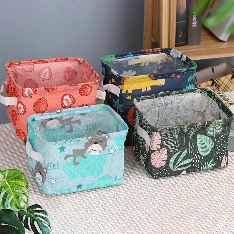 Folding Desktop Storage Box Waterproof Toy Sundries Cute Storage Basket Cosmetic Underwear Storage Office Stationery Organizer
Folding Desktop Storage Box Waterproof Toy Sundries Cute Storage Basket Cosmetic Underwear Storage Office Stationery Organizer
