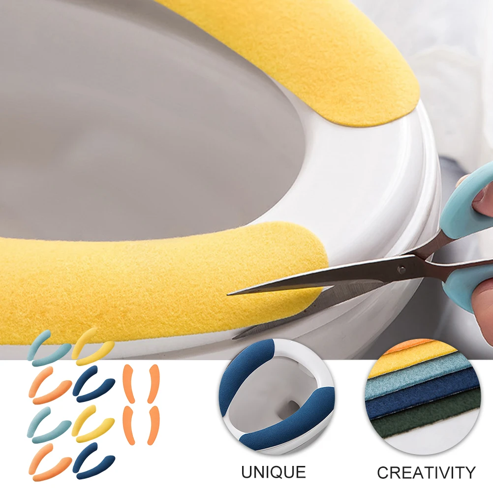 10Pairs Toilet Seat Covers Soft Warm Bathroom Cushions Universal Size Skin Friendly Non Toxic Toilet Seat Mats
10Pairs Toilet Seat Covers Soft Warm Bathroom Cushions Universal Size Skin Friendly Non Toxic Toilet Seat Mats